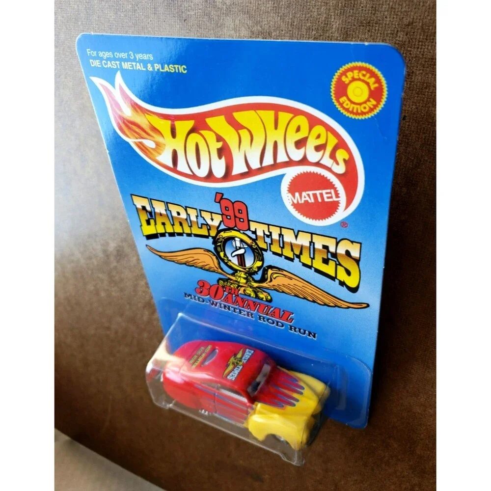 1999 Hot Wheels TAIL DRAGGER Red '99 EARLY TIMES 30Th. Annual Mid Winter Rod Run